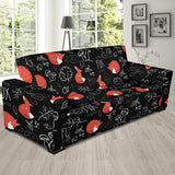 Fox Sleeping Fox Pattern Sofa Slipcover