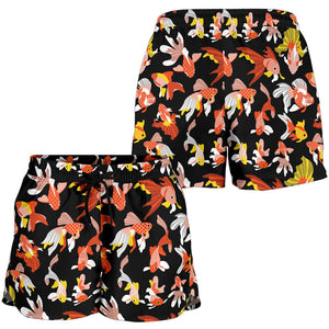 Goldfish Pattern Print Design 03 Women Shorts