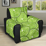 Slices of Lime pattern Recliner Cover Protector