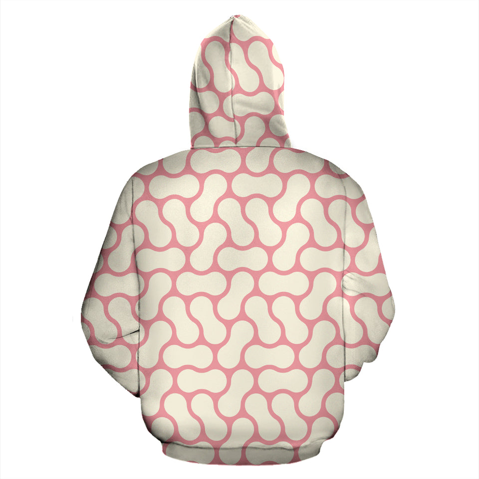 Peanuts Texture Pattern Zip Up Hoodie
