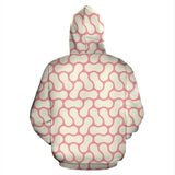 Peanuts Texture Pattern Zip Up Hoodie