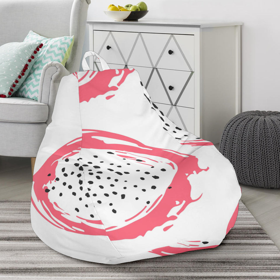Hand Drawn Dragon Fruit Bean Bag Cover