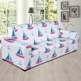 Sailboat Anchor Pattern Sofa Slipcover