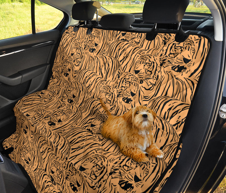 Bengal Tigers Pattern Dog Car Seat Covers
