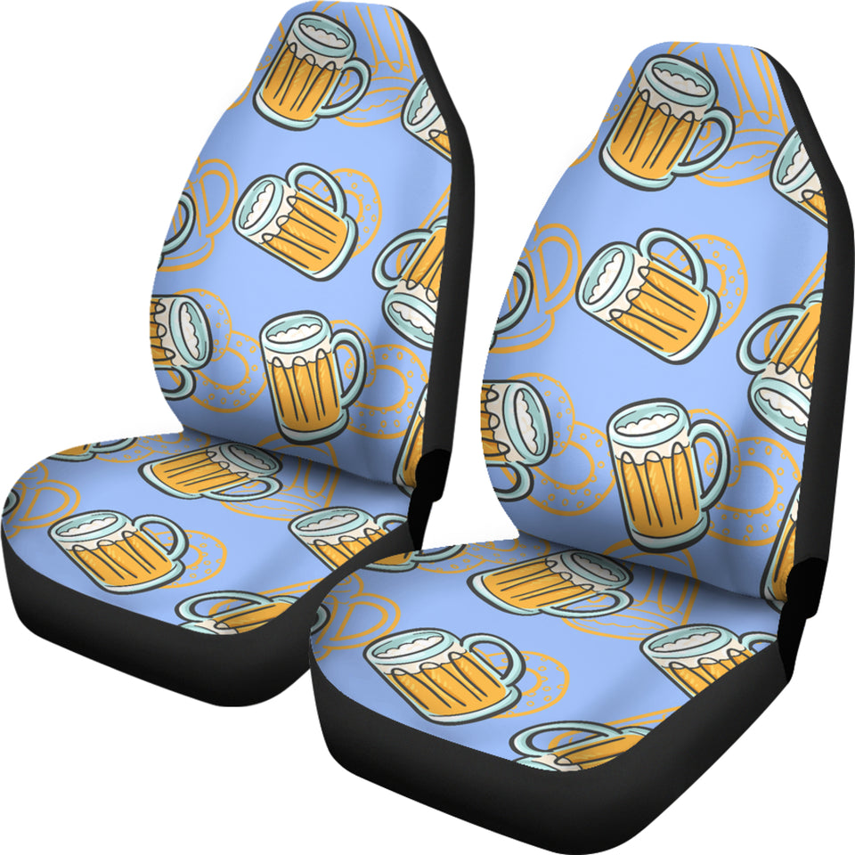 Beer Pattern  Universal Fit Car Seat Covers