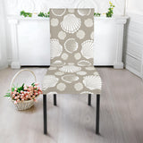 Scallop Shell Pattern Dining Chair Slipcover