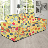 Sun Glasses Pattern Print Design 05  Sofa Slipcover