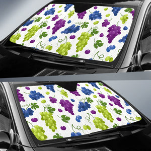 Grape Pattern Car Sun Shade