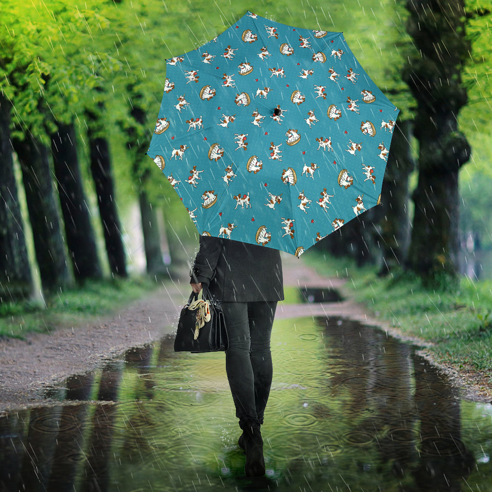 Jack Russel Pattern Print Design 03 Umbrella