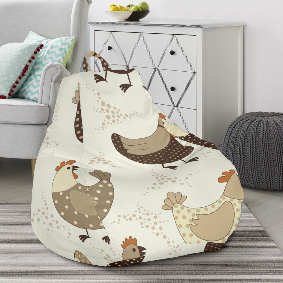 Cute Rooster Chicken Cock Bean Bag Cover