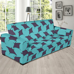 Stingray Pattern Print Design 02  Sofa Slipcover