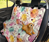 Clock Butterfly Pattern Dog Car Seat Covers