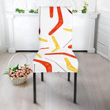 Waterclor Boomerang Australian Aboriginal Ornament Dining Chair Slipcover