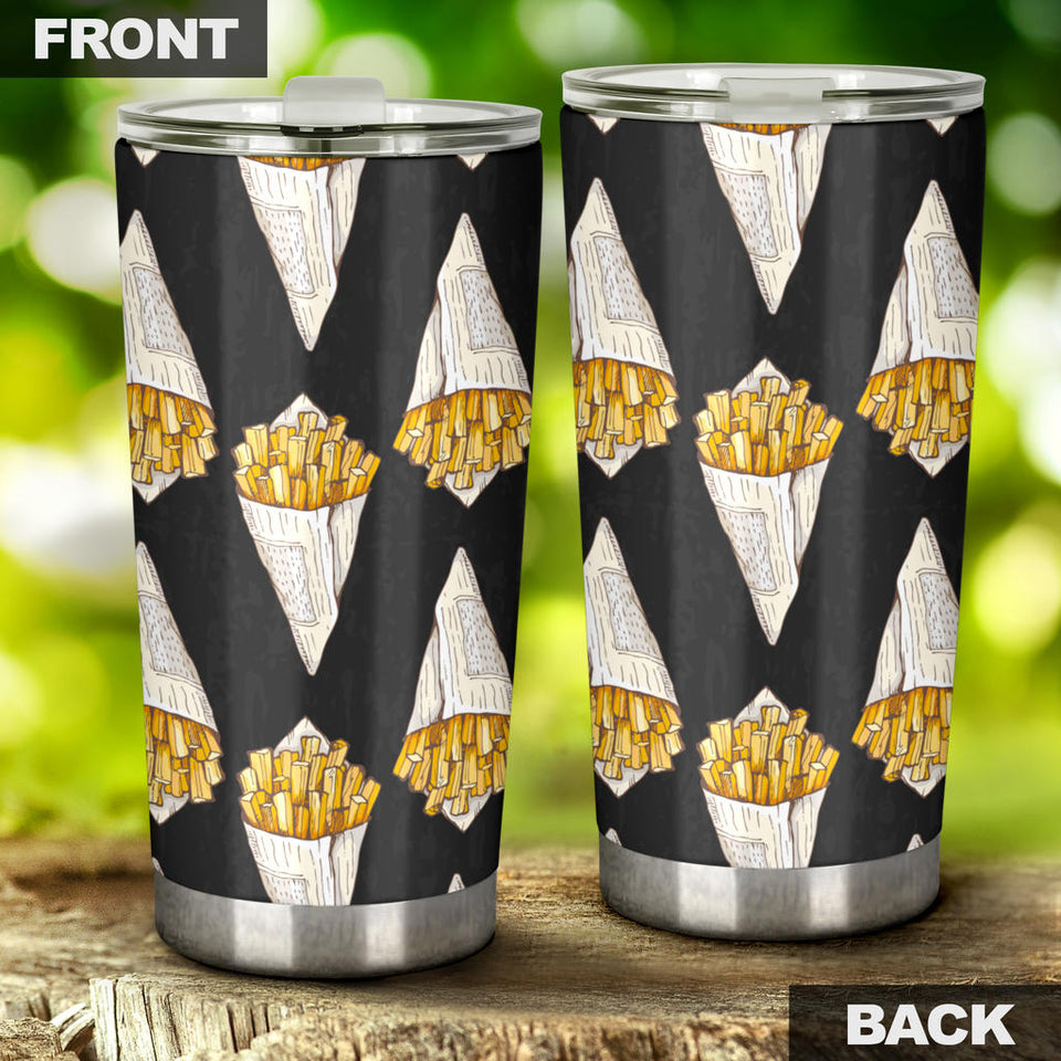 French Fries Dark Background Tumbler