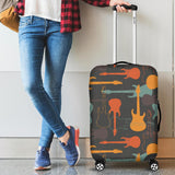 Electric Guitars Pattern Cabin Suitcases Luggages