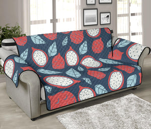dragon fruits dark blue background Sofa Cover Protector