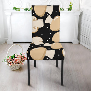 Champignon Mushroom Pattern Dining Chair Slipcover