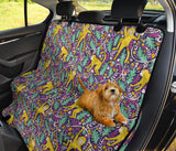 Cute Yellow Monkey Leaves Pattern Dog Car Seat Covers