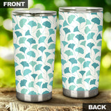 Green Ginkgo Leaves Pattern Tumbler