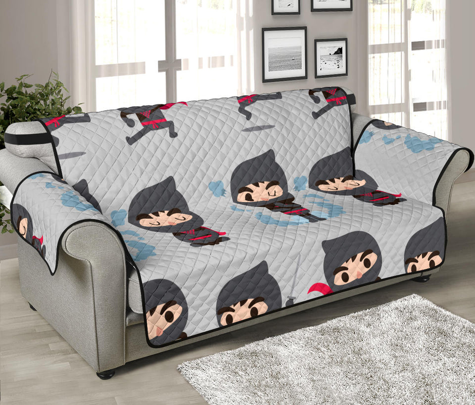 Cute ninja pattern Sofa Cover Protector