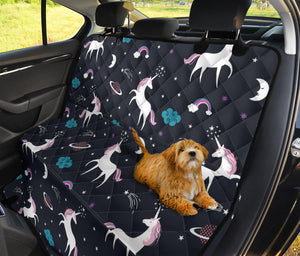 Unicorn Rainbows Moon Clound Star Pattern Dog Car Seat Covers