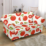 Tomato Pattern Loveseat Couch Slipcover