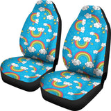 Rainbows Sky Clouds Pattern  Universal Fit Car Seat Covers