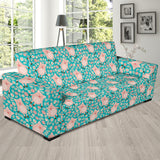 Pig Pattern Print Design 01  Sofa Slipcover