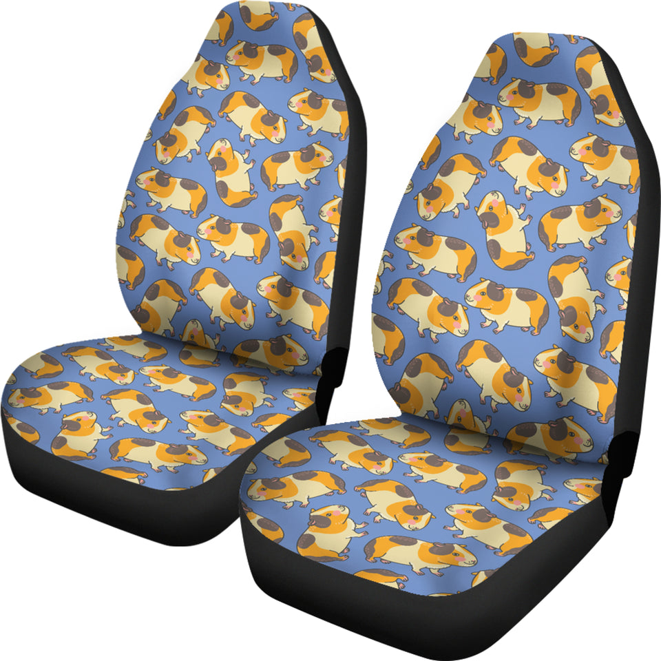 Guinea Pig Pattern Print Design 02 Universal Fit Car Seat Covers