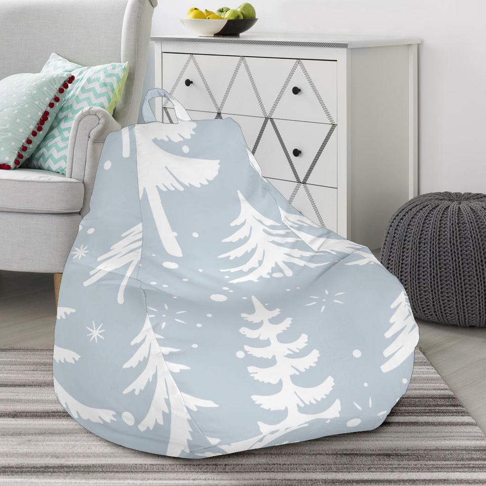 Christmas Tree Winter Forest Pattern Bean Bag Cover