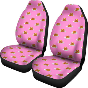 Pancake Pattern Print Design 04 Universal Fit Car Seat Covers