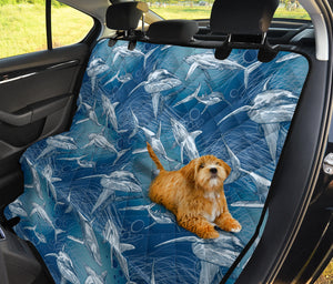 Shark Hand Drawn Dog Car Seat Covers