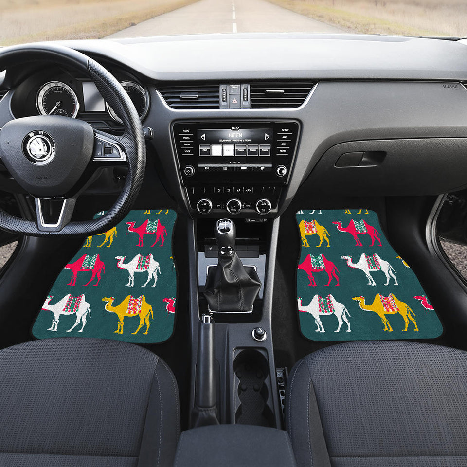 Camel Pattern Front And Back Car Mats