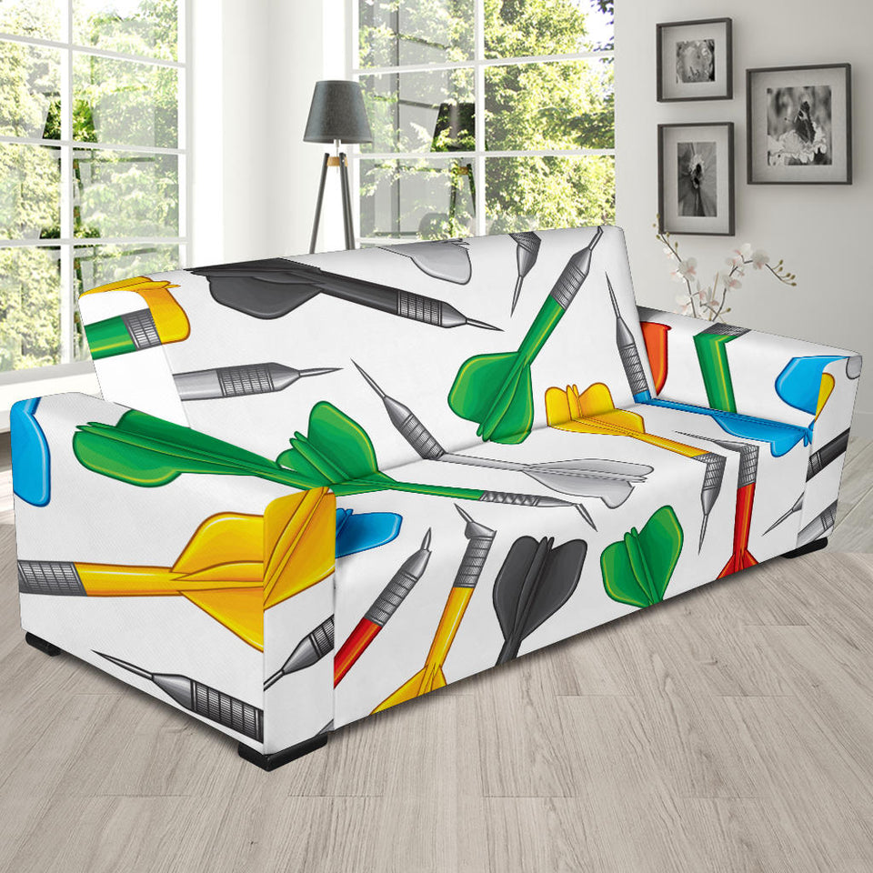 Darts Pattern Print Design 03 Sofa Slipcover