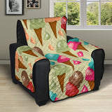 Colorful ice cream pattern Recliner Cover Protector