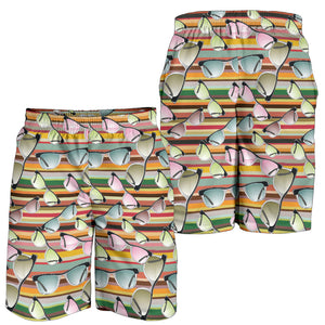 Sun Glasses Pattern Print Design 02 Men Shorts
