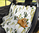 Cute Cactus Pattern Dog Car Seat Covers