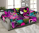 heart dot wave star creative design pattern Sofa Cover Protector