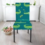Crocodile Pattern Dining Chair Slipcover