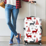 Deer Tree Snowflakes Chrismas Pattern Cabin Suitcases Luggages