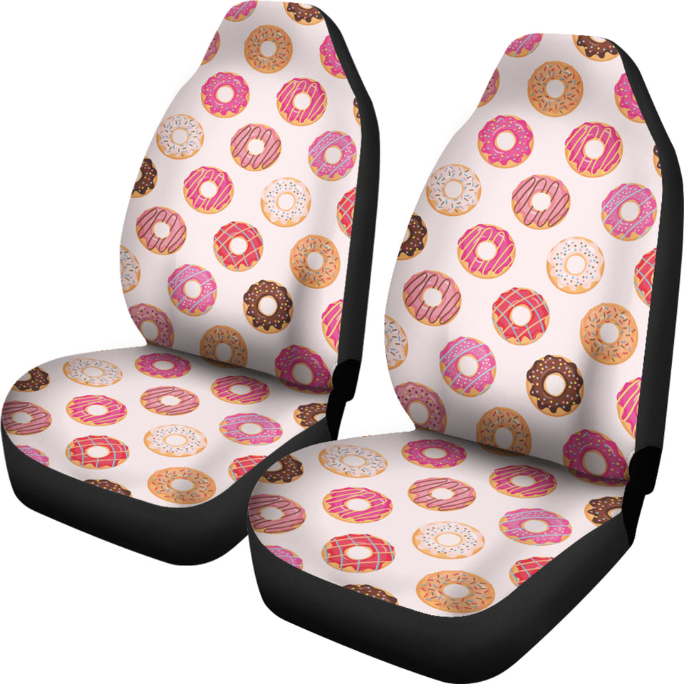 Colorful Donut Pattern Universal Fit Car Seat Covers