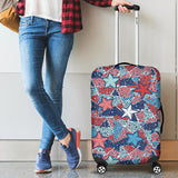 Hand Drawn Colorful Starfish Cabin Suitcases Luggages