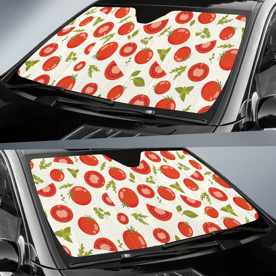 Tomato Pattern Car Sun Shade