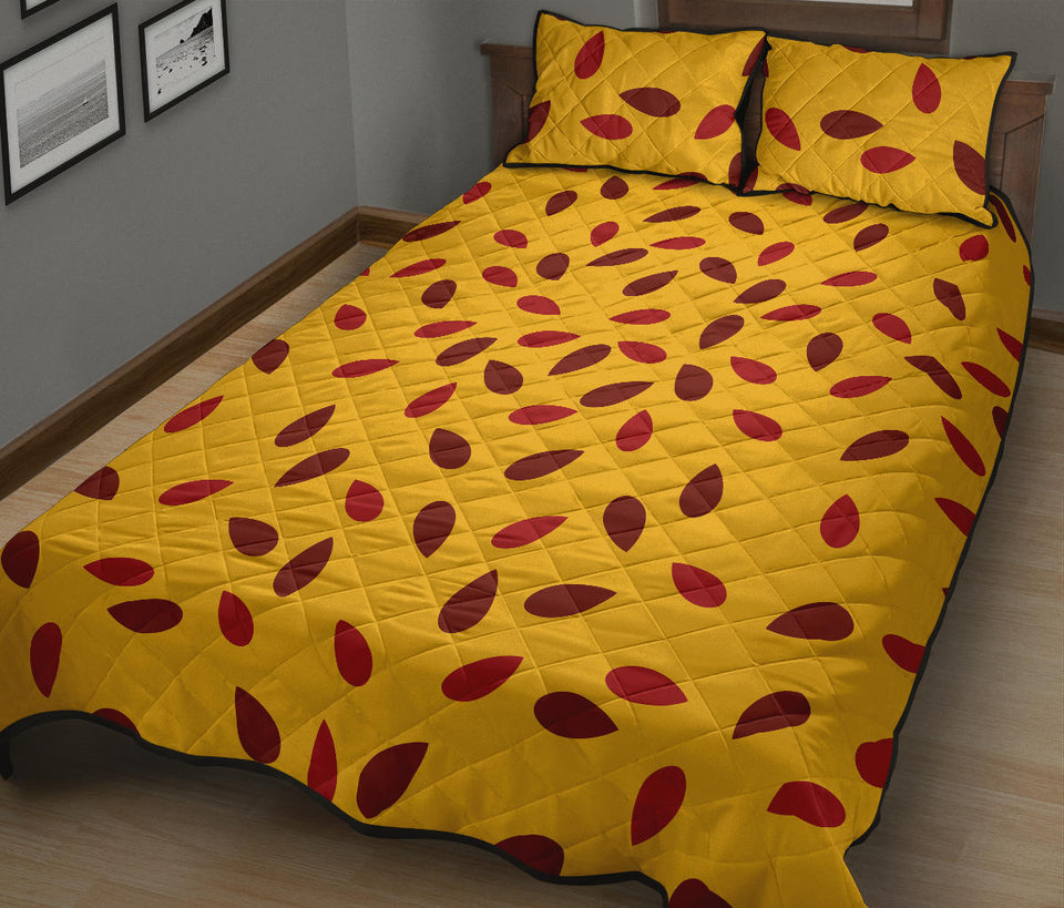 Passion fruit texture Quilt Bed Set