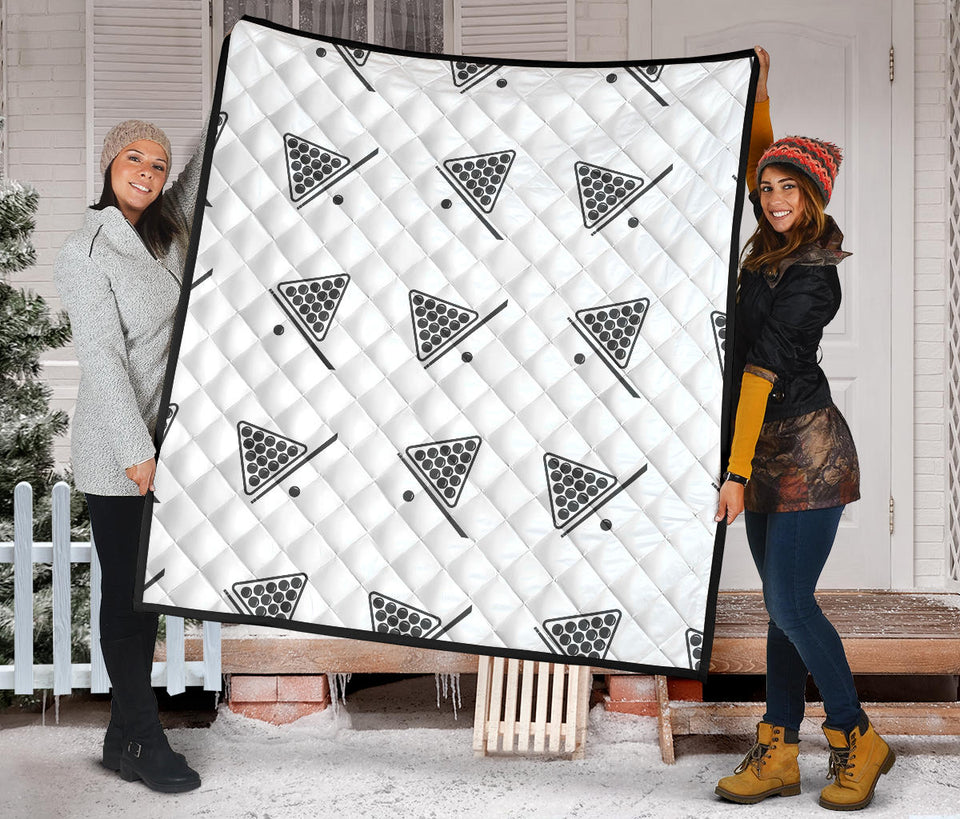 Billiard Ball Pattern Print Design 03 Premium Quilt