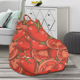 Red Tomato Pattern Bean Bag Cover