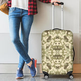 Light Green Camo Camouflage Pattern Cabin Suitcases Luggages