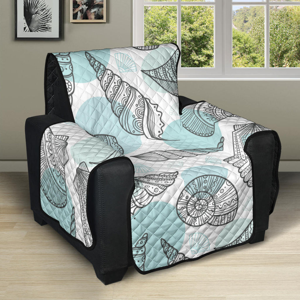Shell polynesian tribal  Recliner Cover Protector