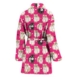 Guinea Pig Pattern Print Design 01 Women's Bathrobe