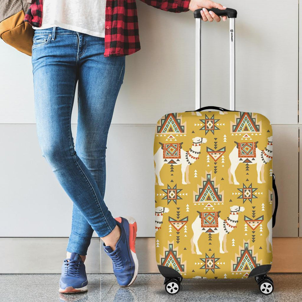 Camels Ethnic Motif Pattern Cabin Suitcases Luggages